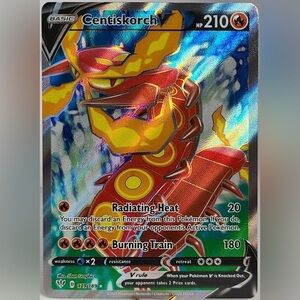 Centiskorch V 179/189 Full Art Ultra Rare Darkness Ablaze Pokémon TCG Near Mint